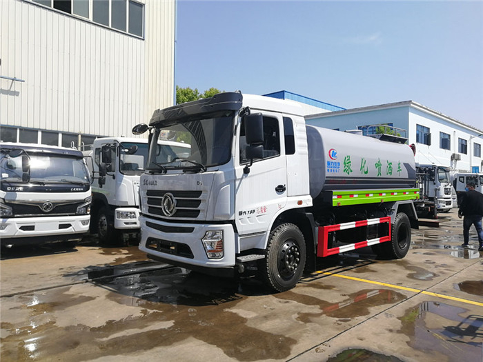 國六東風專底145灑水車12方霧炮噴灑車